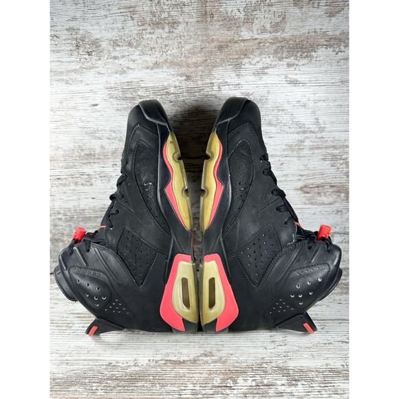 Men\'s Nike Air Jordan Retro 6 Infrared 2014 Black/Red Sneakers Sz 8.5 main image 10